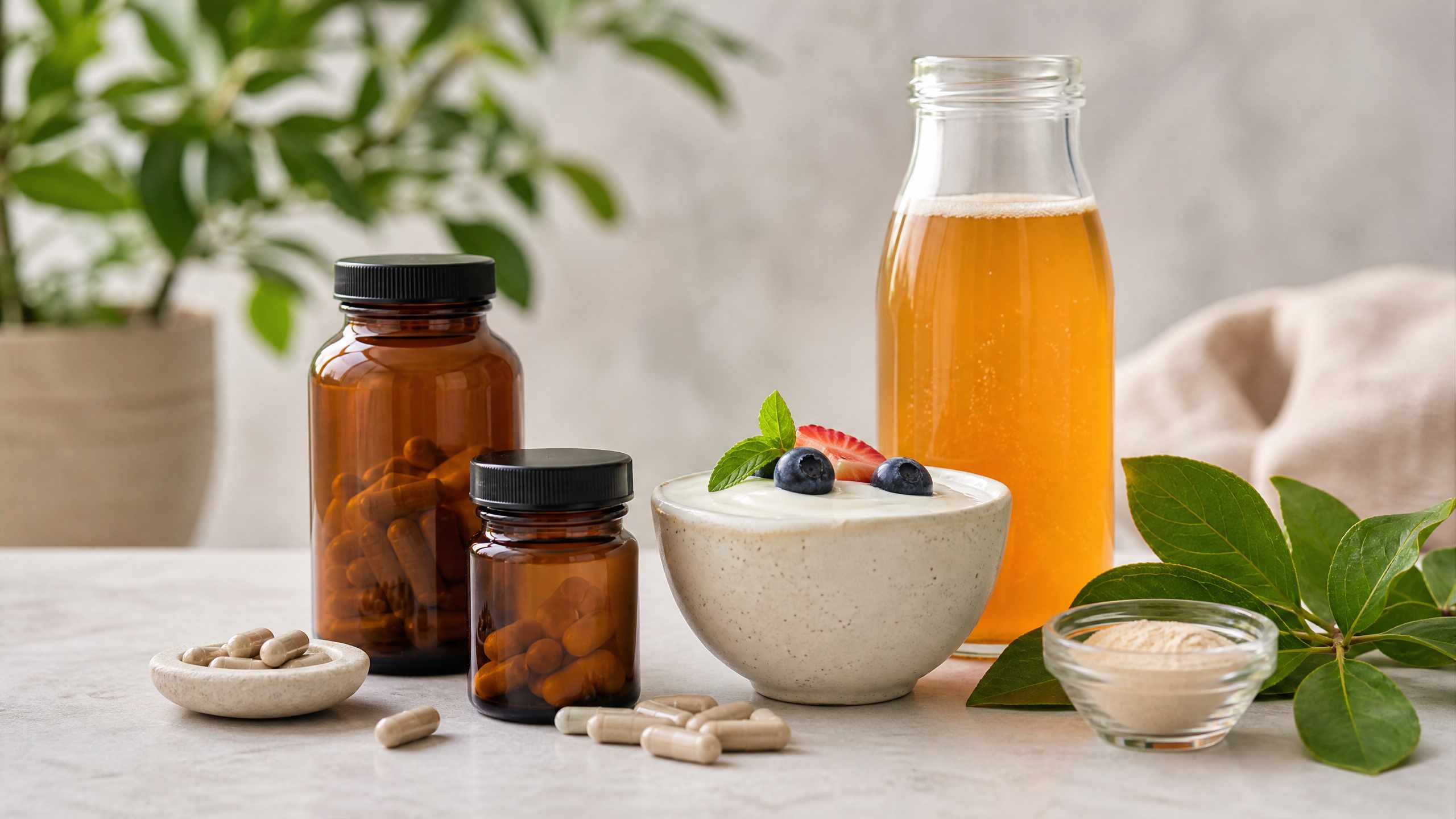 Premium gut health and microbiome supplements