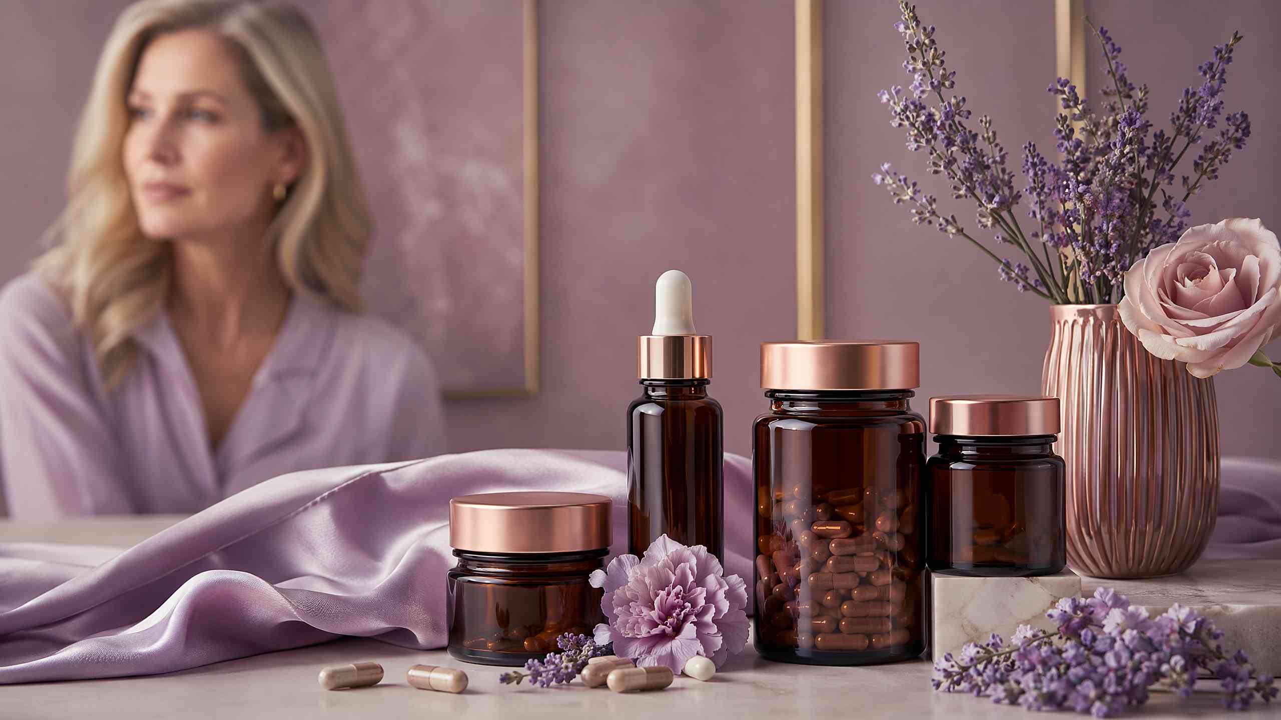 Premium menopause and women's health supplements