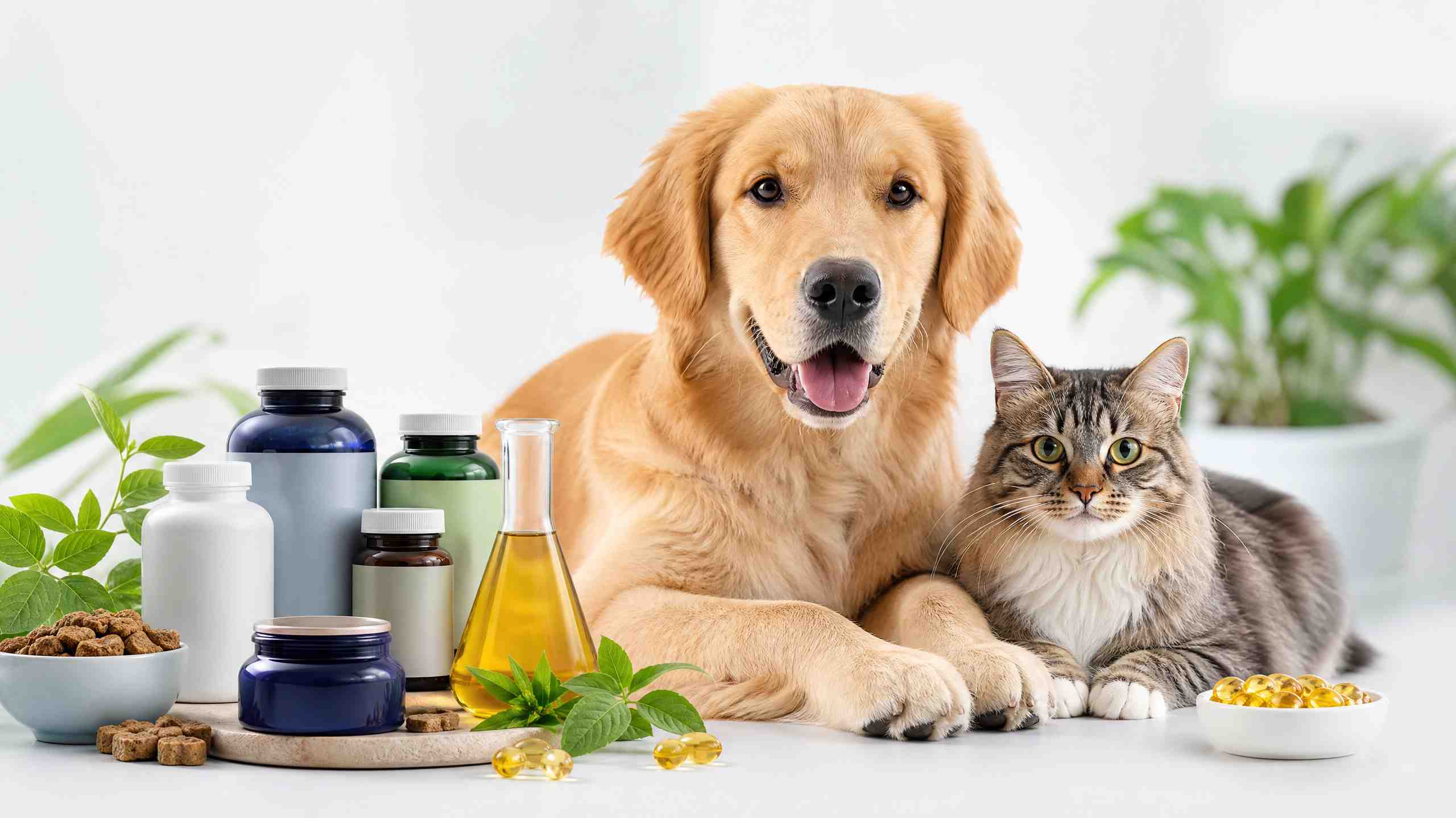 Premium pet supplements for dogs and cats