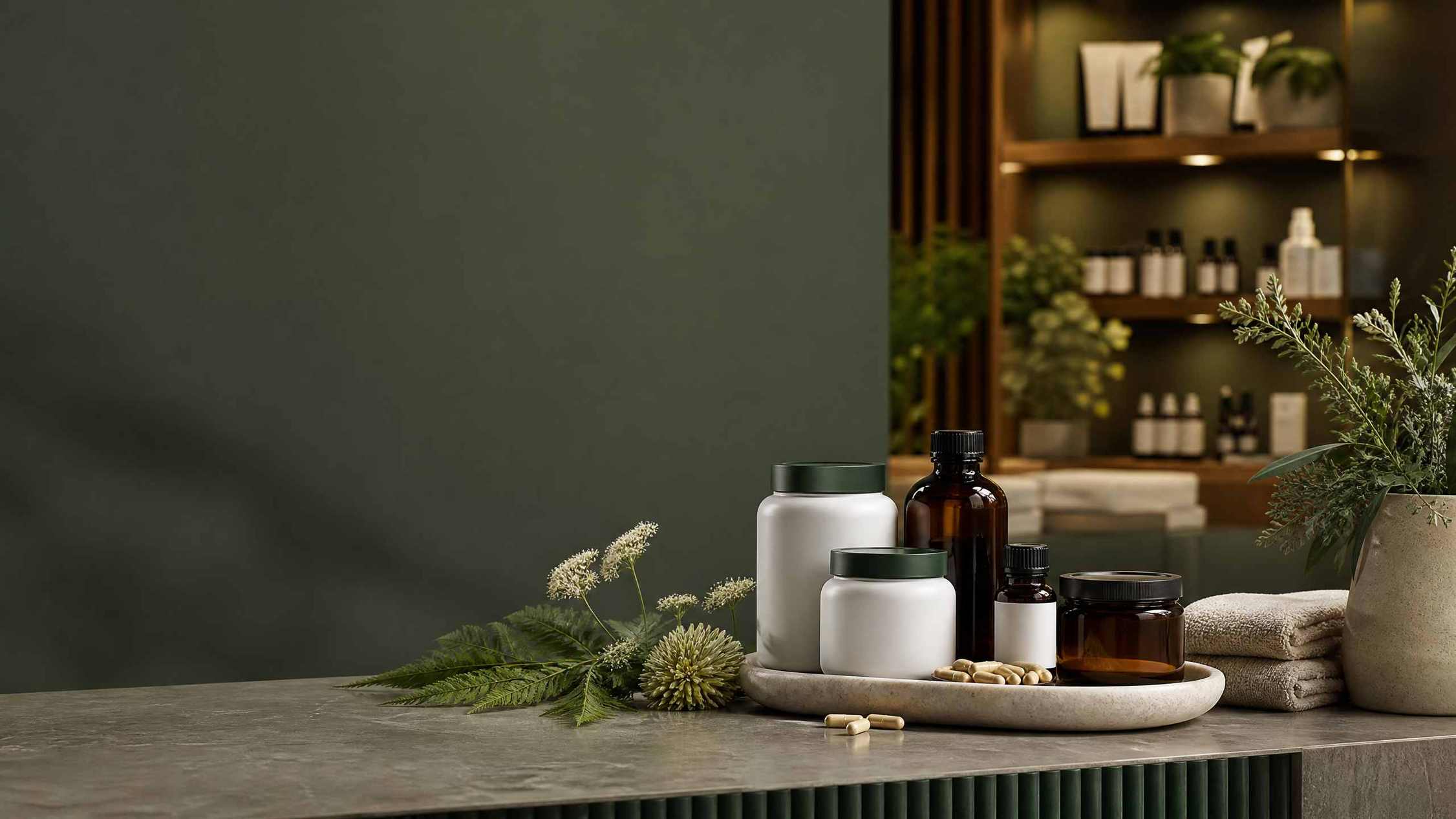 Own-label supplement range for salons