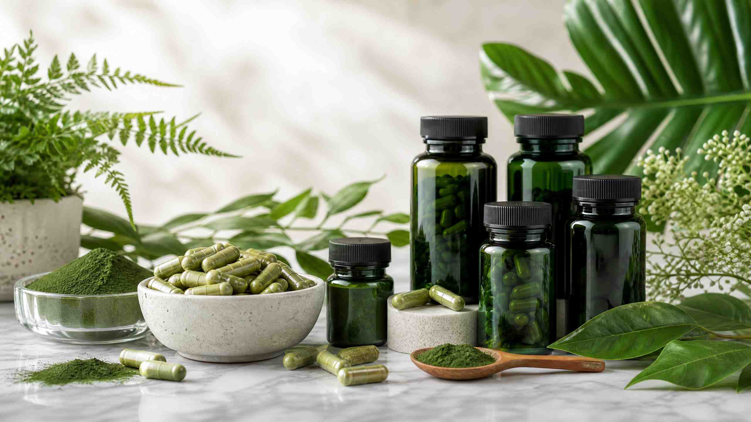 Premium vegan and plant-based supplements