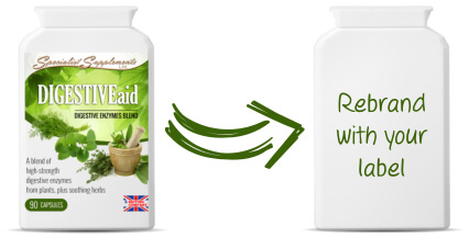 Own label digestive enzymes
