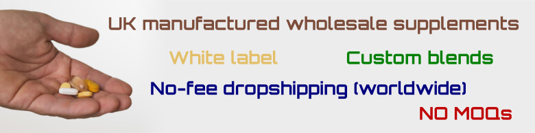 UK manufactured wholesale supplements