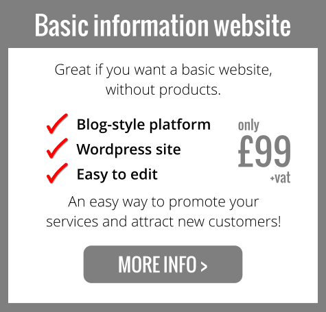 Basic information website option